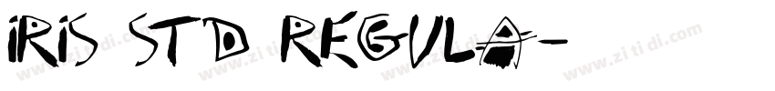 Iris Std Regula字体转换
